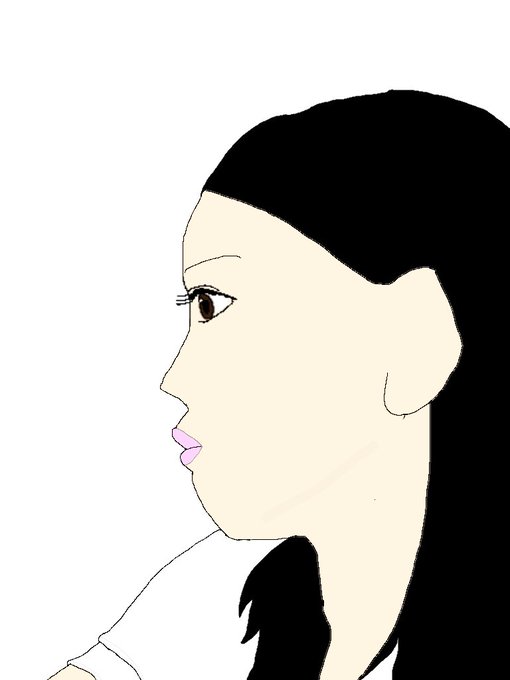 女性の横顔のtwitterイラスト検索結果