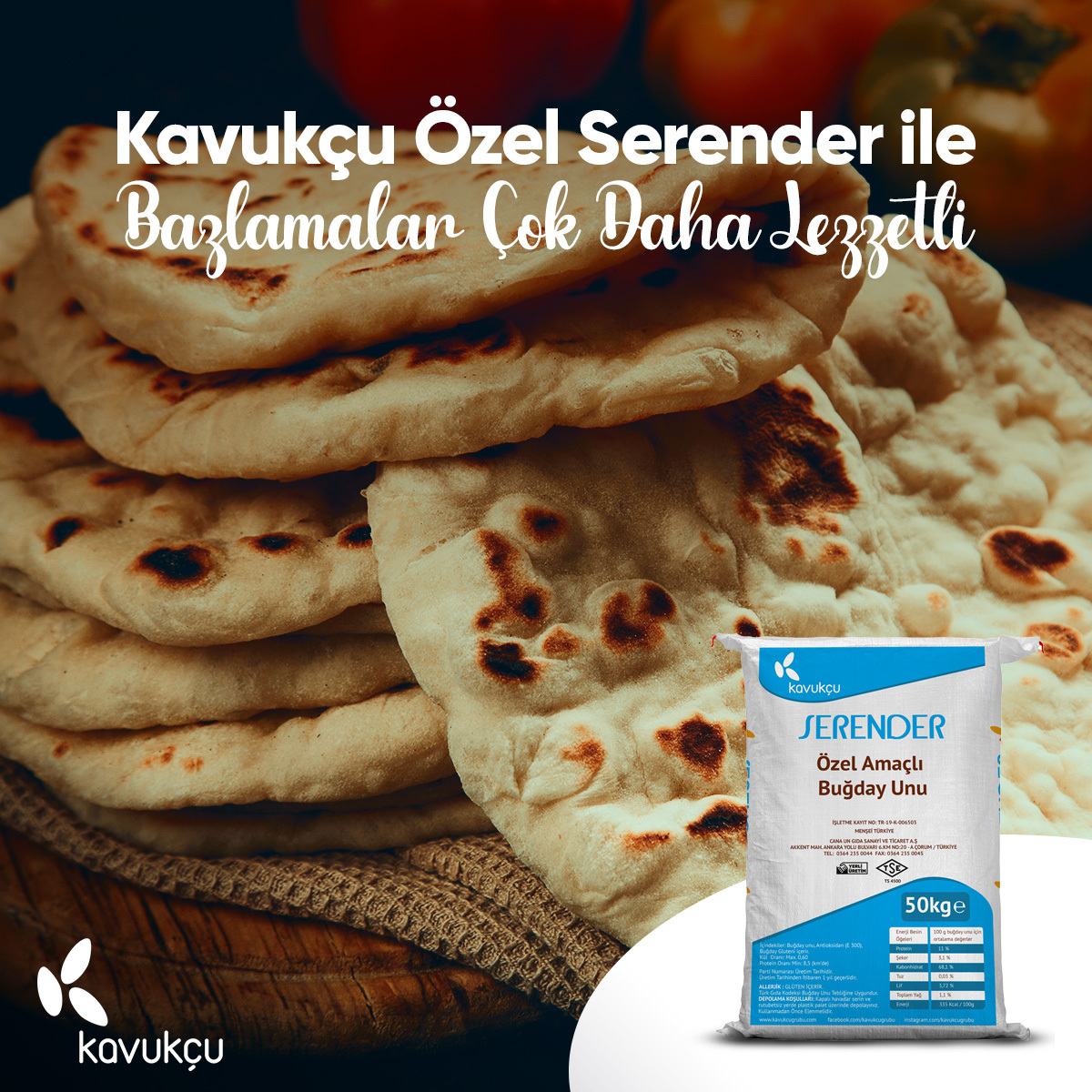 KavukcuUn's tweet photo. Kuvvetli yapısı ile kazandığı yüksek enerji ve su kaldırma kapasitesiyle Kavukçu Unları her daim gözde. Tezgahınızda Serender varsa müşteriler de memnun, siz de...
#Kavukçu #KazandıranUn #un #Serender #bazlama https://t.co/vVINrhEiqo