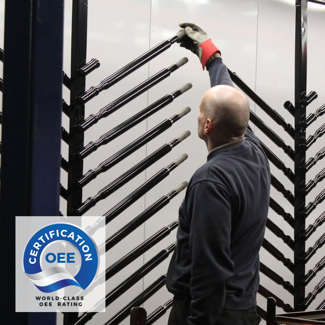 RMMetalFinish's tweet photo. A World-Class #OEE score is defined as having a score of 85% or better. R&amp;M maintain our 90% target. Find out more https://t.co/huR7zAsjxB

#AutomotivePowderCoating #PowderCoating #Automotive #AutomotiveIndustry #MetalFinishing #ManufacturingUK #OEECertification #BirminghamHour https://t.co/ql7kF969Me