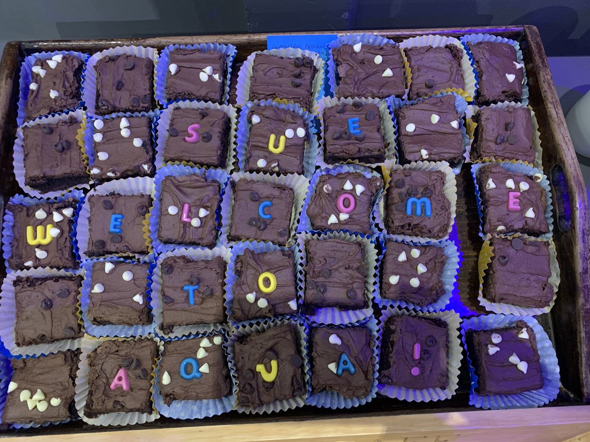 What a start to our first away day <a href="/Aqua_NHS/">Advancing Quality Alliance (Aqua)</a>. Julie <a href="/clark_works/">Julie Clark</a> prepared a true ‘brownie’ welcome ! The team already know me too well😂😂 sugar rules improvement