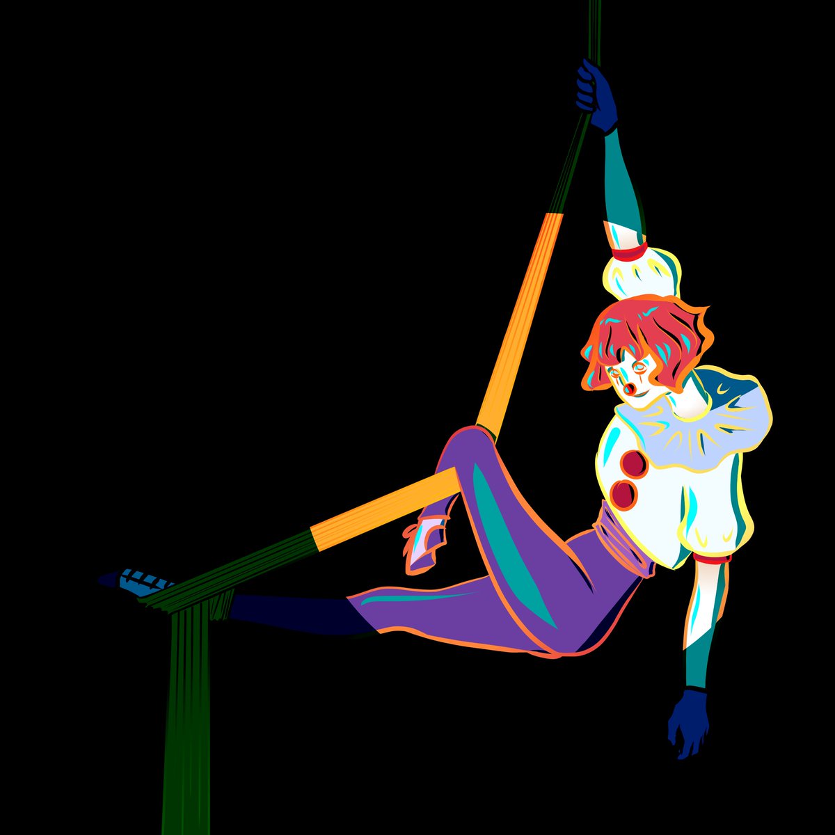 qualitySheep's tweet photo. [ eye strain ??]
Counter Attack for 
@darlananaa who drew Banniana for me for the second year in a row 🥺

I drew Darla's character Rei !! Gotta say I had SO much fun with this piece and I'm very happy with it hehehe

Attack on Artfight:
https://t.co/XPbDrZNZIs https://t.co/5U2twaVHST