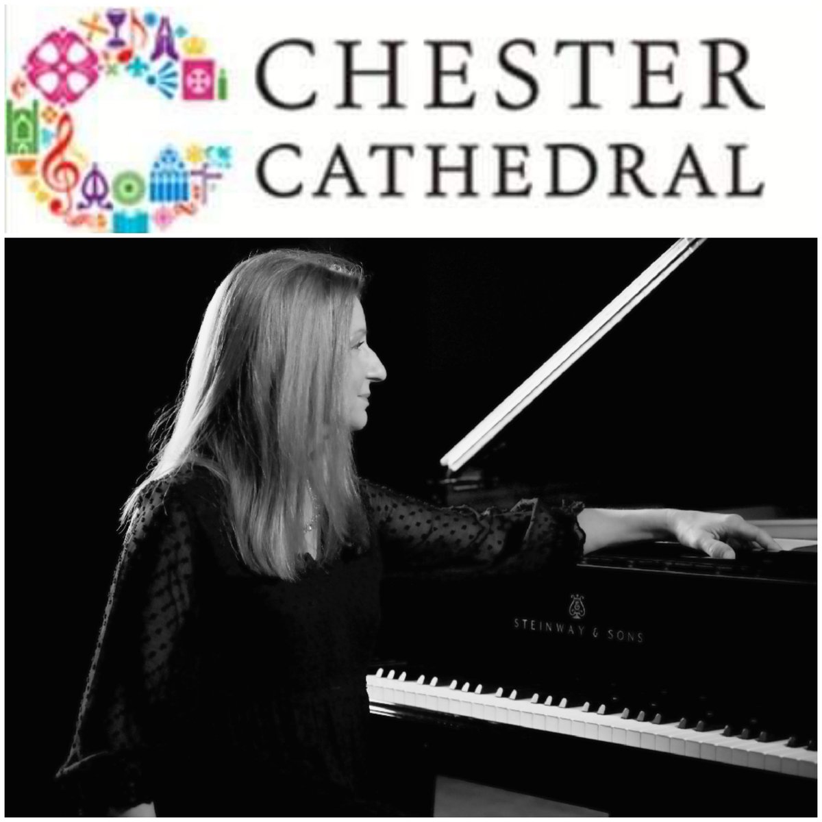 JasminaPiano's tweet photo. Thrilled to give a Recital at Chester Cathedral in the United Kingdom ☀️
Program"Chopin and the Slavic Lands" 🍀
Looking forward to seeing you there ! 🌺 
Booking : https://t.co/dbyvieI3WJ 

#music #piano #July2022 #musique #UK #event #concert https://t.co/5xT2HVJGMC