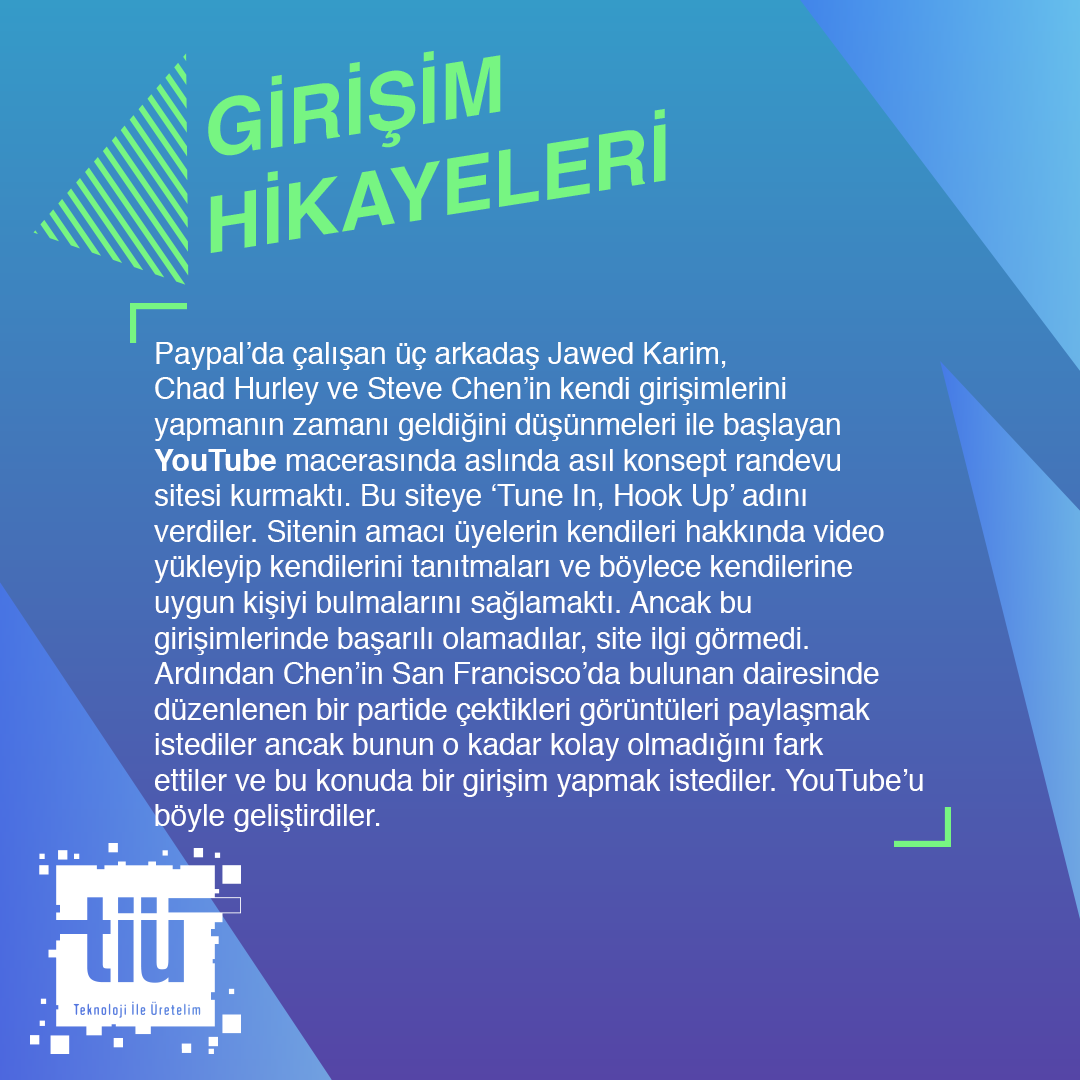 Girişim hikayelerimizde bu ay YouTube’u mercek altına alıyoruz 