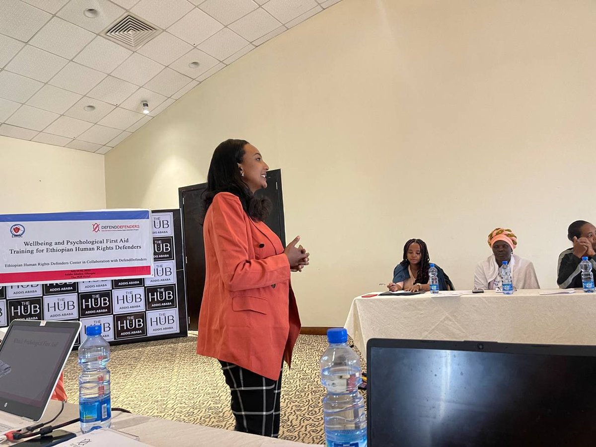 We have successfully completed our training on wellbeing and psychological first aid held on the 14th and 15th of July, 2022 in Addis Ababa, Ethiopia in collaboration with DefendDefenders.
