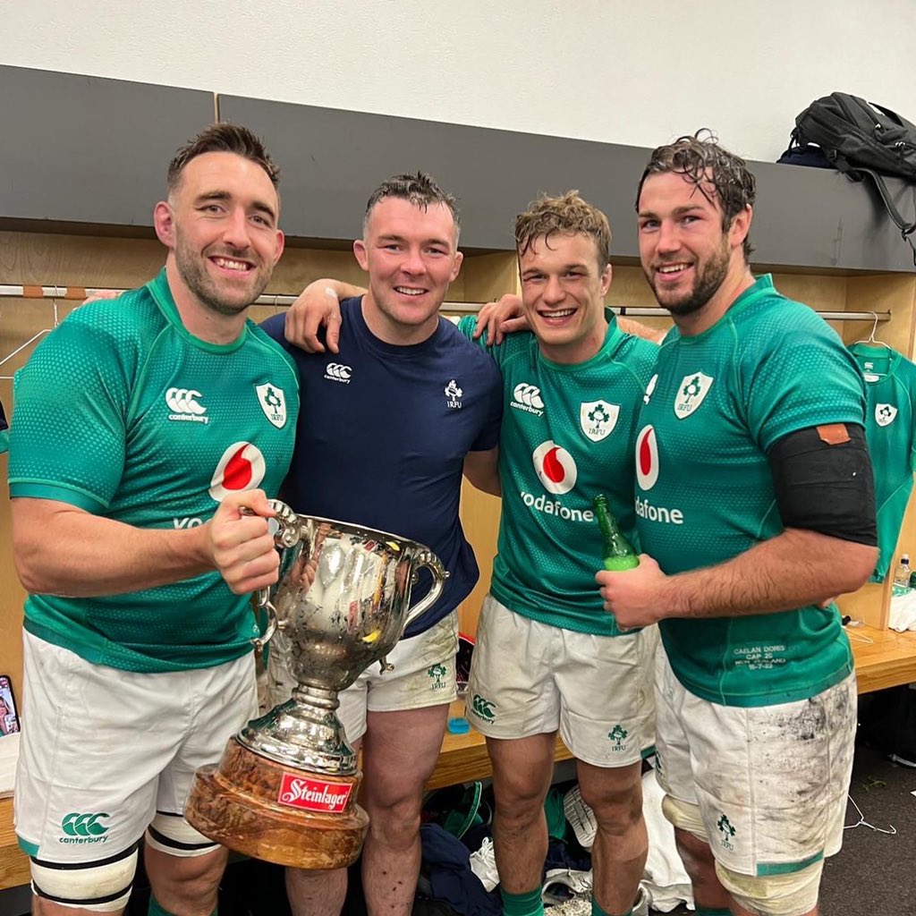 Unforgettable few weeks down in New Zealand making a bit of history. An amazing team to be a part of! Thanks for all the messages and support both from back home and in NZ. Special times ☘️