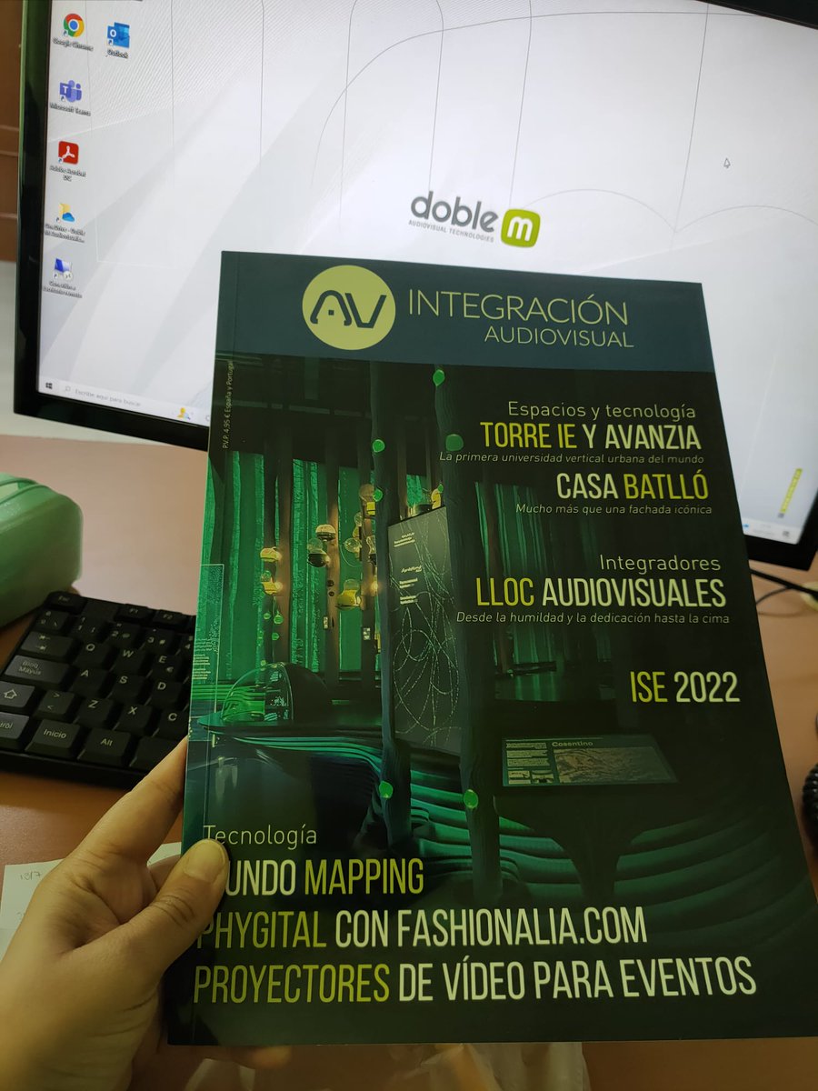 ¡Al día con las noticias sobre  #eventos y sus tendencias! 📌

Agradecidos con Daró Media Group en #Madrid por hacernos llegar su publicación 'AV Integración #Audiovisual' 

#doblemcomunica #profesionaleseventos #eventprofs #spaineventprofs #eventoscorporativos  #servicios360