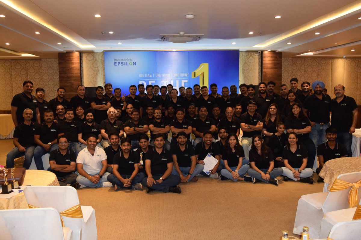EpsilonLtd's tweet photo. " Our Strength "
@EpsilonLtd
#PassionToLead
#ChannelPartnersMeet https://t.co/XtIGJhfyU9