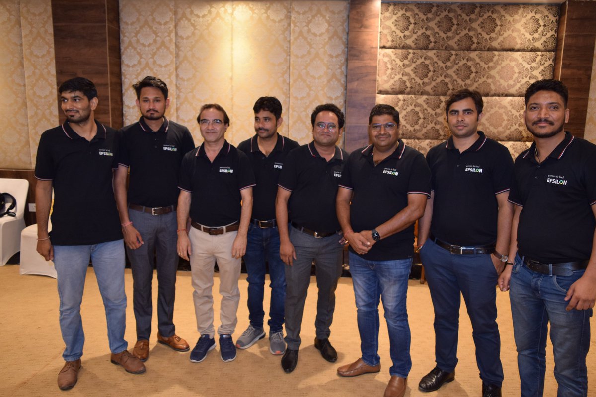 EpsilonLtd's tweet photo. " Our Strength "
@EpsilonLtd
#PassionToLead
#ChannelPartnersMeet https://t.co/XtIGJhfyU9
