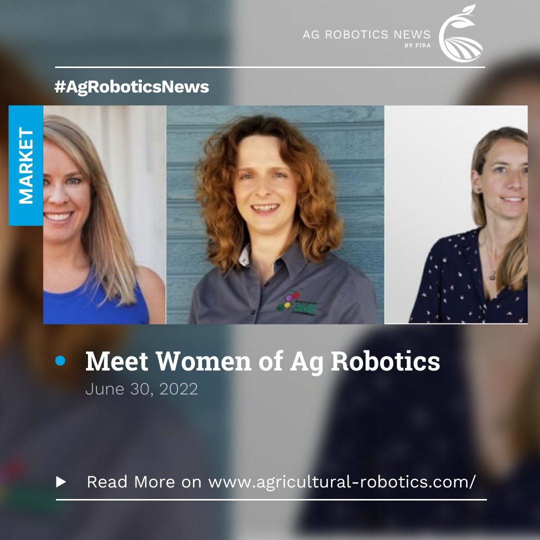 🤖#AgRoboticsNews🚜
Meet Women of Ag Robotics🤖
<a href="/seanahull/">Seana Day</a>, Ines Hanrahan and Ingrid Sarlandie will bring decades of agriculture and technology experience to #FIRAUSA22 in Fresno, California🇺🇸

💻Discover more about these incredible women on: agricultural-robotics.com/news/meet-wome…

#agriculture