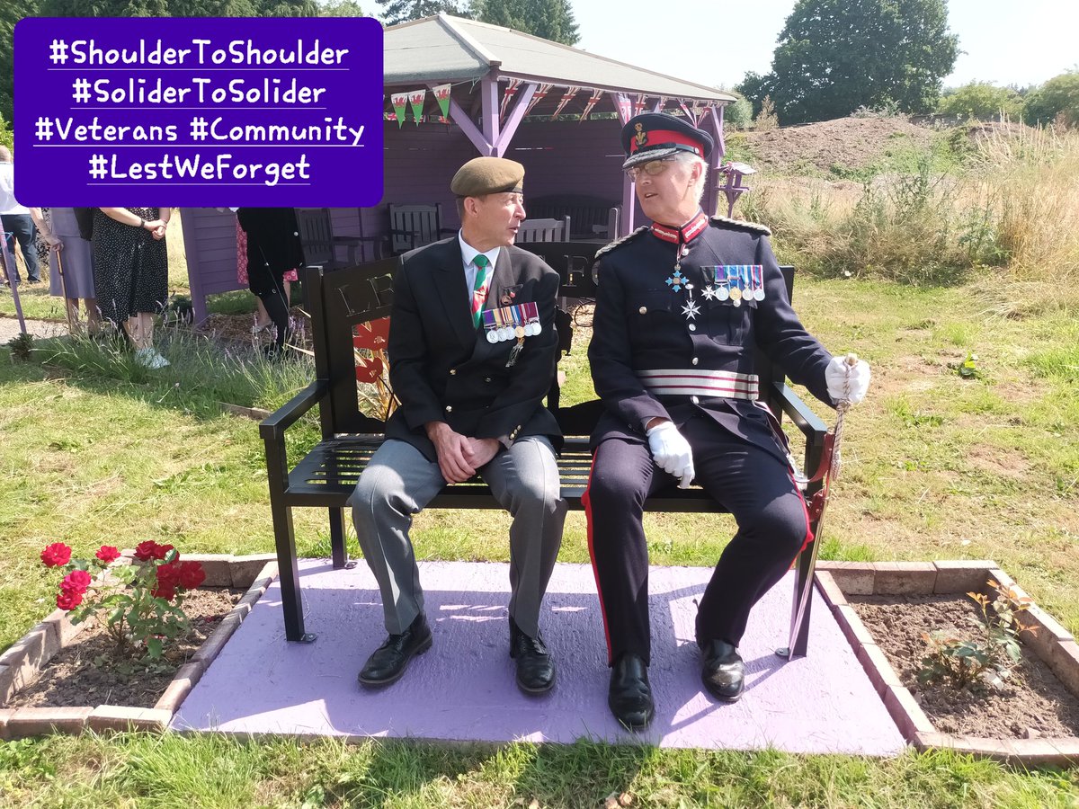 M33CMK's tweet photo. #MentalHealth is #proud to share a new #Veterans Therapy space-opened today @ #MaindiffCourt Hospital. Opened by Lord-Lieutenant of Gwent-Brigadier Robert Aitken CBE..attended by many Veterans/HB Veterans Therapy Team/ AdultDirectorate &amp; Division Senior Managers &amp; a #ServiceDog https://t.co/El6cKxXPrp