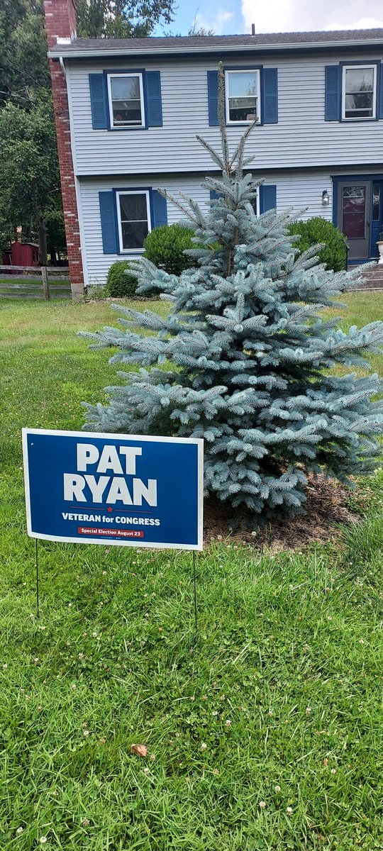 LangworthyFarm's tweet photo. Tomorrow, 7/19 I will be traveling all up the Taconic Pkwy @columbiademsny @IndivisibleCNY @hudsonvalstrong who want @PatRyanUC lawn signs, DM for the exit. #Aug23 Special Election #earlyvoting starts Aug 13! Plan your vote to #KeepCongressBlue https://t.co/M0wgeWQ3AV