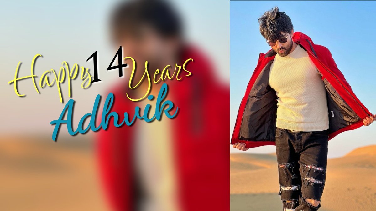 adhvikislove's tweet photo. Congratulations Adhvik for completing 14 years in the industry 🧿❤🥳🌹

#AdhvikMahajan #Adhvikislove #Adhvikians #WeLoveYouAdhvik https://t.co/F2rEnSt3zB