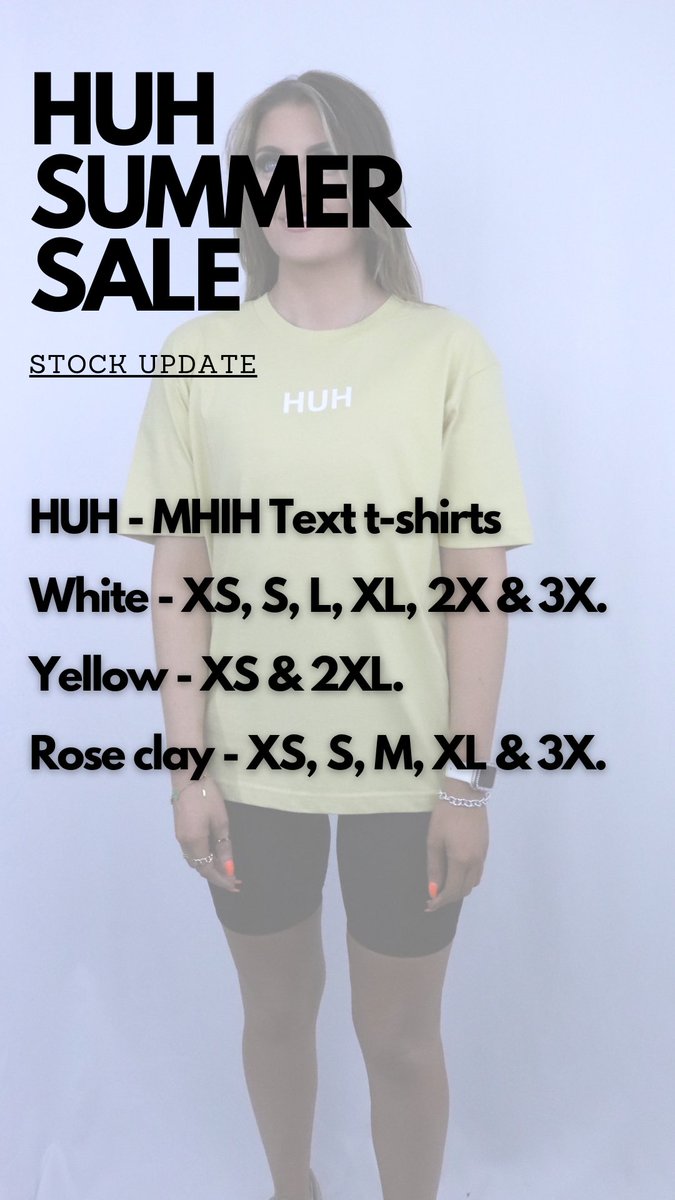 HUH Clothing tweet media