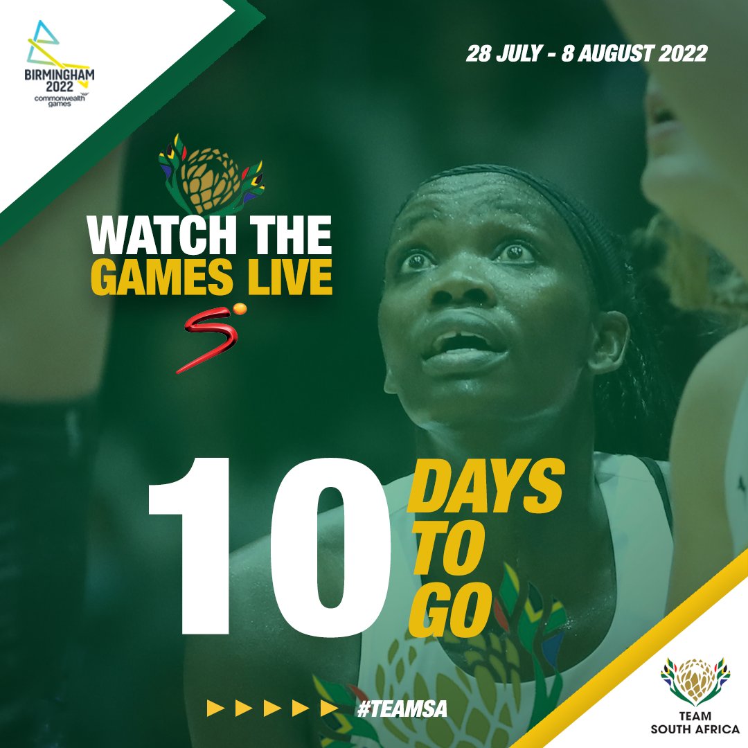 Netball South Africa (@netball_sa) on Twitter photo Don't miss a moment of the action on ๐๐จ๐ฎ๐ซ ๐๐จ๐ซ๐ฅ๐ ๐จ๐ ๐๐ก๐๐ฆ๐ฉ๐ข๐จ๐ง๐ฌ <a href="/SuperSportTV/">SuperSport ๐</a> ๐ช๐ฟ๐ฆ
๐ supersport.com/tv-guide/
#TeamSA | #B2022 | @TeamSA2024 Don't miss a moment of the action on ๐๐จ๐ฎ๐ซ ๐๐จ๐ซ๐ฅ๐ ๐จ๐ ๐๐ก๐๐ฆ๐ฉ๐ข๐จ๐ง๐ฌ <a href="/SuperSportTV/">SuperSport ๐</a> ๐ช๐ฟ๐ฆ
๐ supersport.com/tv-guide/
#TeamSA | #B2022 | @TeamSA2024