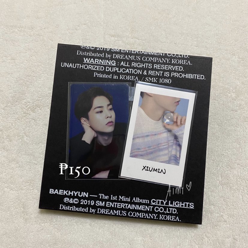 cyeolcart's tweet photo. wts lfb ph only | onhand #aimicoll 

✹ xiumin pc set - ₱150
✹ sehun pc set - ₱180

𓏔 yes24 pob clean pc
𓏔 payo or 3 days r
𓏔 read 📌 first

📓  dm/reply to claim

# exo sg tingi xiumin sehun photocard season greetings https://t.co/i3MszX459G