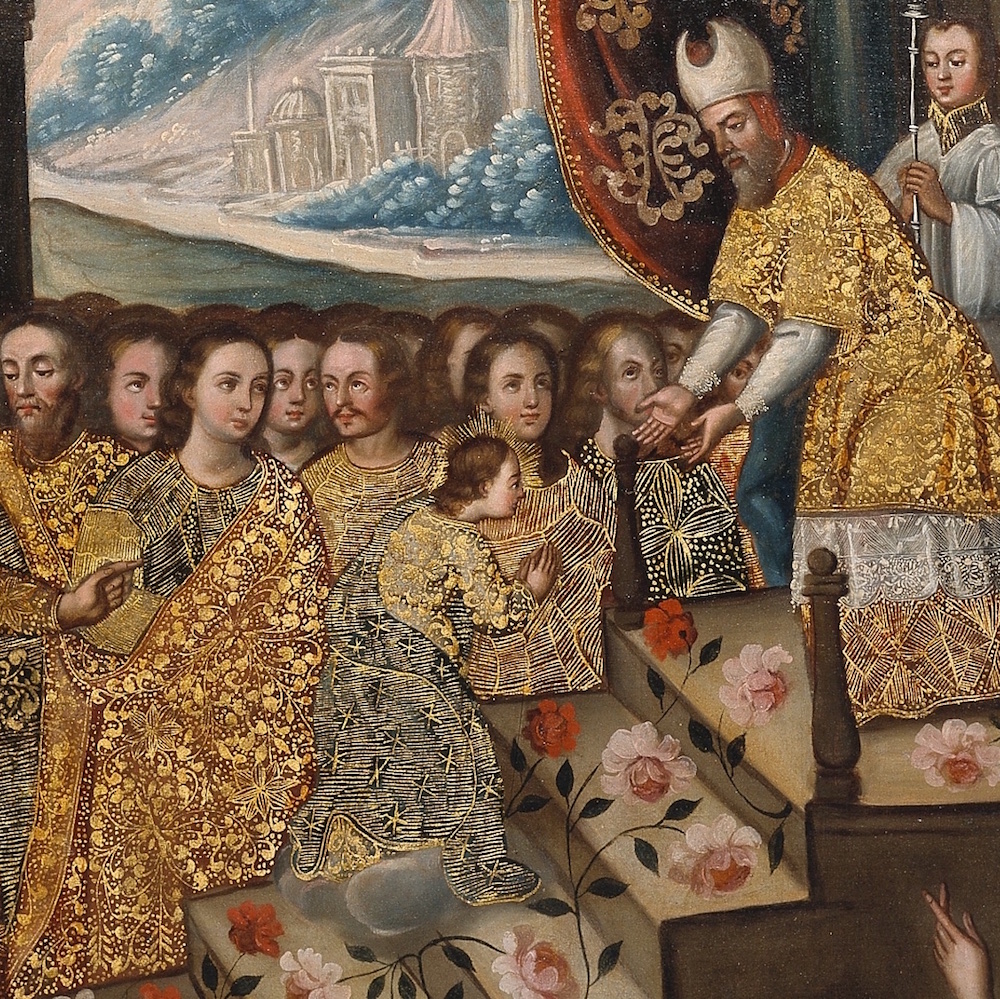 sdelson's tweet photo. “Power dressing” wasn't a catchphrase in colonial Spanish America, but it was a familiar concept. @BlantonMuseum, “Painted Cloth: Fashion and Ritual in Colonial Latin America” looks at fashion, the self, and the sacred. My @WSJ story: https://t.co/W3gDl3pRbe https://t.co/iJXoBRMi7k