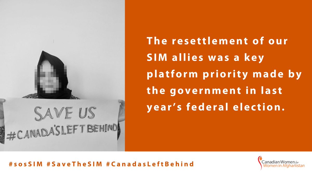 righttolearnorg's tweet photo. During last year’s election campaign, the Liberal Party promised voters that they would safely resettle 40,000 Afghans. Are we a country that keeps its promises? #SaveTheSIM
@JustinTrudeau @SeanFraserMP @CitImmCanada #sosSIM #CanadasLeftBehind https://t.co/RWy395Wvmw