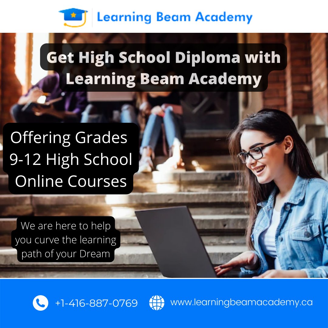 Learning_beam's tweet image. Get #HighSchool Diploma with Learning Beam Academy!
Our online #highschoolcourses are perfect for Ontario students that require more flexibility in their study schedule. Register Now for Online #OSSD Courses.
learningbeamacademy.ca
#onlinelearning #creditcourses #onlinelearning
