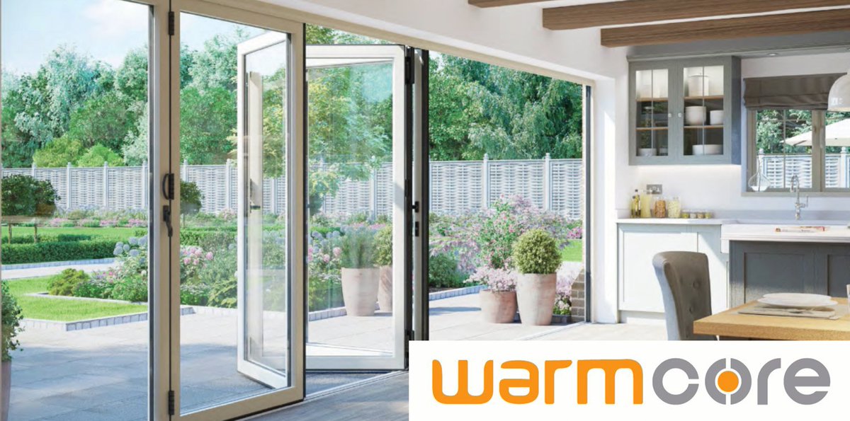AbcellLtd's tweet photo. Our WarmCore factory is open for business, ready to deliver carefully designed, high quality, bifold doors, patio doors and windows that offer 25% better thermal efficiency compared to the competition, as well as a 10-year guarantee.  
https://t.co/Wi7dEMrRs7 https://t.co/O4wgaJ7UKc