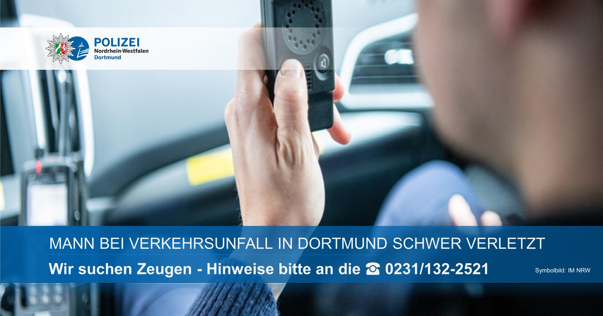 polizei_nrw_do's tweet photo. Verkehrsunfall in #Dortmund - Wir suchen Zeugen: Hinweise bitte an ☎ 0231/132-2521

Ein 47-Jähriger fuhr mit seinem Moped auf der Osterfeldstraße in Richtung Norden. In Höhe der Hessischen Straße nahm ihm ein Auto die Vorfahrt. 

Alle Infos 👇
https://t.co/bKGUJtLxZw https://t.co/LXjsDdkmIf