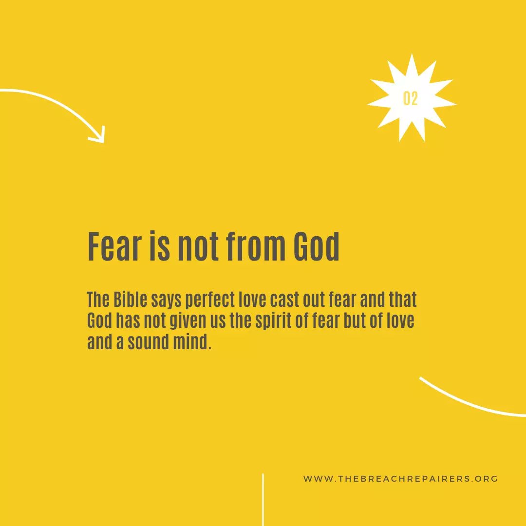 TRepairers's tweet photo. God has not given you the spirit of fear but of love and a sound mind.
#faithoverfear #notofear https://t.co/4YFzpPfDci