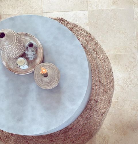 StyleOurHome's tweet photo. Visual refresh. 

The thermometer may have official broken, but dreamy neutrals and cooling stone surfaces are the ideal antedote to hot and bothered minds and bodies.  

We love this dreamy interior by @lifeatburfbarn and the styling of our Otley Table. https://t.co/HWlwShgZ6D