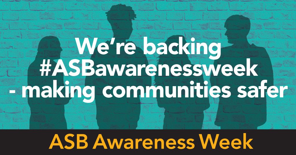 We’re supporting #ASBAwarenessWeek – a chance for us all to discuss the impact of ASB and how we can all work together to create safer communities. 

bit.ly/3z4G3zI