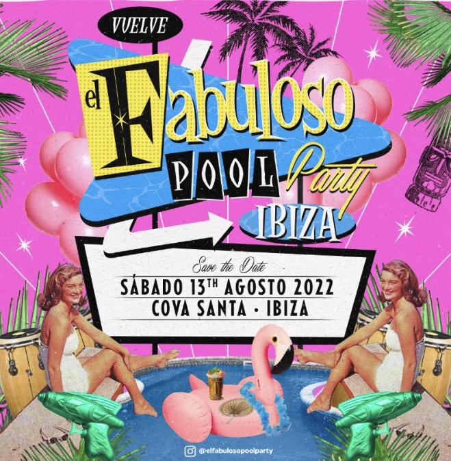 Heeeeyyyy! celebramos nuestro 10º Aniversario el sábado 13 de agosto en <a href="/CovaSantaIbiza/">Cova Santa</a> 
EL FABULOSO POOL PARTY IS BACK!
#elfabulosopoolparty #elfabulosocovasanta #ibiza #PoolParty  #tropicalparty #covasanta #elfabulosoibiza