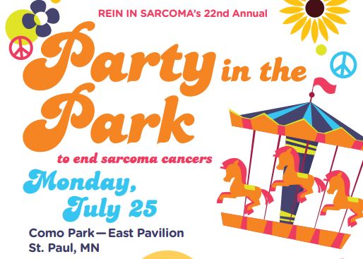 reininsarcoma's tweet photo. Reserve your spot for the return of Party in the Park at Como Park on July 25! There will be time to socialize, hear about what is happening at RIS, inflatables, and fun!!

https://t.co/TV7o5pdsur

#partyinthepark
#reininsarcoma
#comopark
#sarcoma https://t.co/wIkJtHsXoq