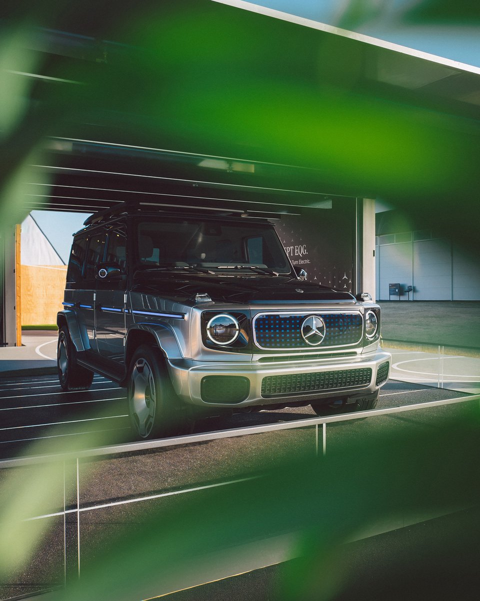 TheOpen's tweet photo. For 150 Open Championships, the world's best players have faced the challenge of links golf

For more than 130 years @mercedesbenz has been defining automotive progress &amp; the #EQG is another step into the future of electric mobility

#The150thOpen #MercedesBenz #MercedesEQ https://t.co/TJ5tyRLU1A