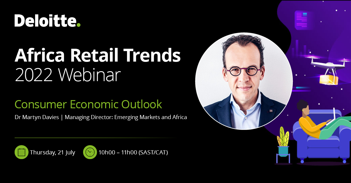 DeloitteSA's tweet image. 💳 🛒 🛍️ How do retailers remain resilient in the face of challenging economic headwinds? Join us in discussion with leading industry experts 👉 deloi.tt/3uJ1UtU. #AfricaRetailTrends22