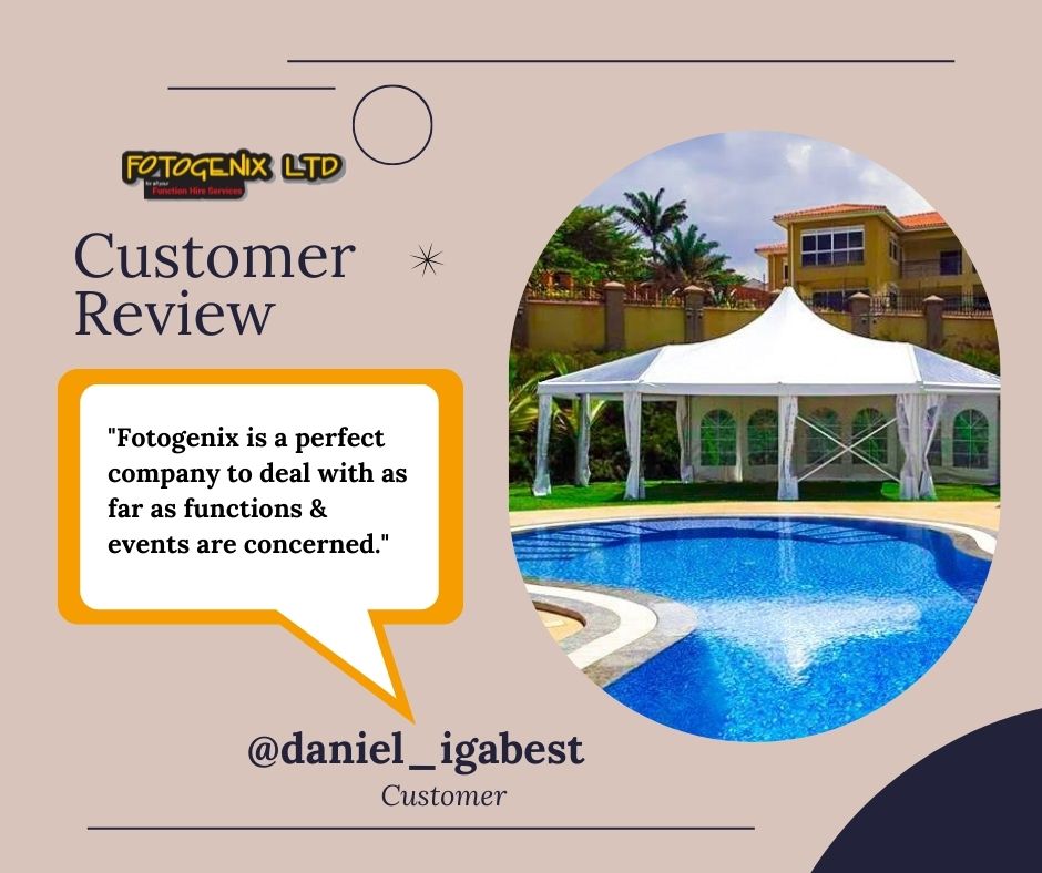 Fotogenix_UG's tweet image. Customer reviews that start our week right! 😇😎
#customerreview #functionhireservices #teamfotogenix #tentsforhire