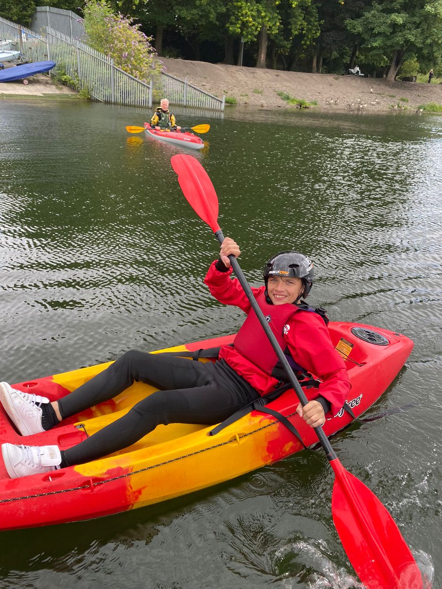 HeadteacherDcc's tweet photo. Some of our City in the Community ‘Engage’ cohort enjoying some water sports at Debdale Park last Friday. #DCC #BeDCC #DCCEngage #DebdalePark ⁦@ManCity_MCFC⁩ ⁦@citctweets⁩ https://t.co/Z6lzHrc6Qd