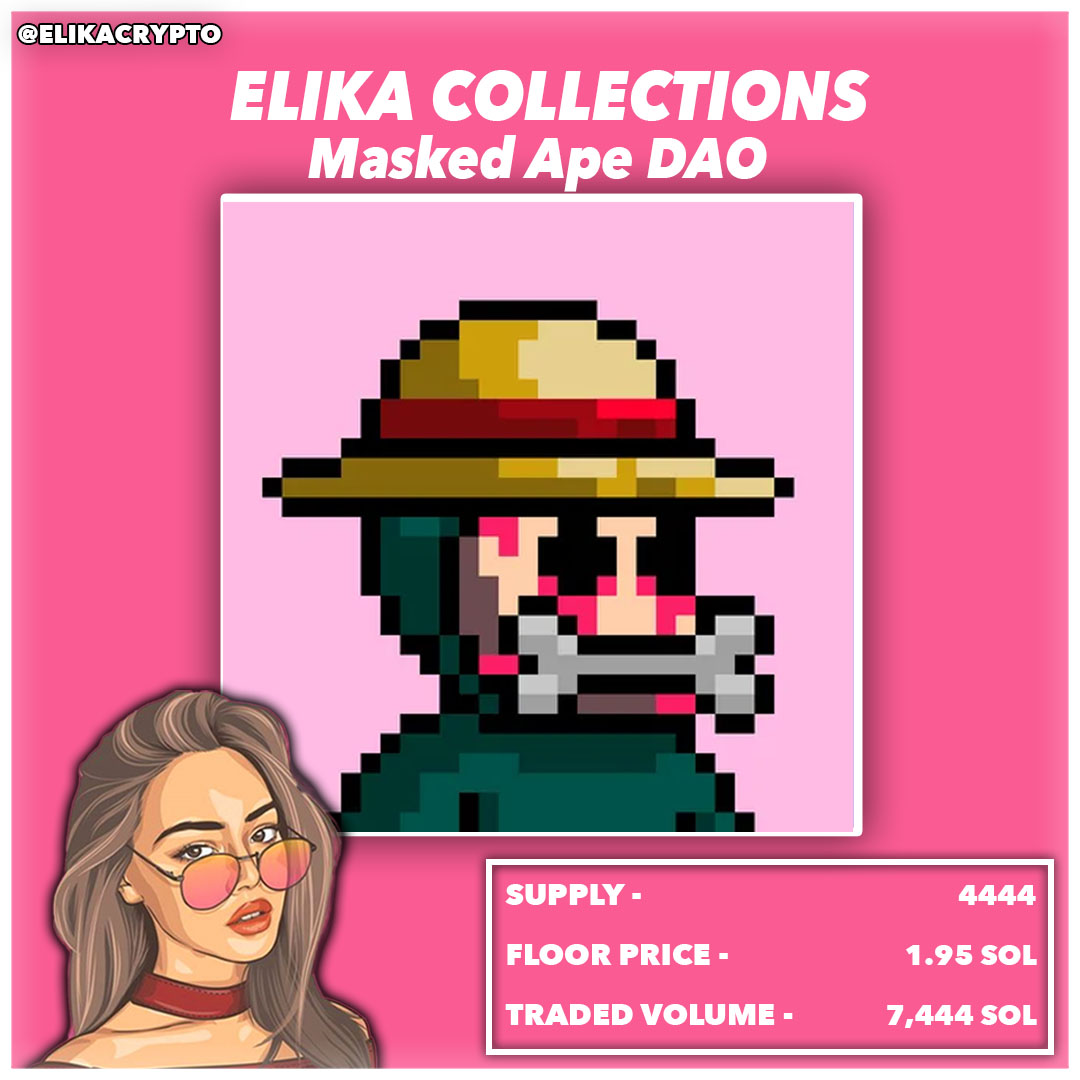 Elikacrypto's tweet photo. Very impressed with @MaskedApeDAO 🎭

A free mint which has rocketed in the last 8 days, with their FP now sitting at 1.95 SOL.

They offer a raid 2 earn programme where the community earn $SOL for participating in raids. 

With the listings coming down this looks a solid buy. https://t.co/Qz5VjlhKlH