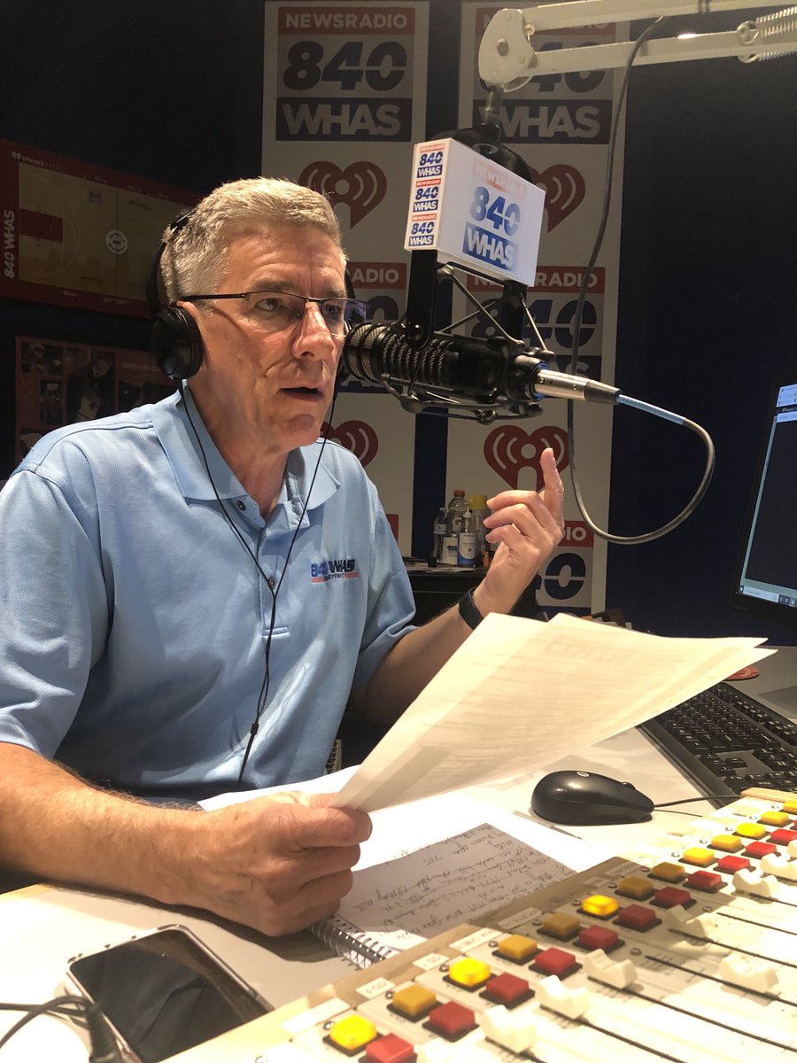 terrymeiners's tweet photo. #WHAS100 🎙 Happy 💯 to @840WHAS 🌟 Chopping it up on the radio right now with @Tony840Cruise 🎸 https://t.co/EMYwUGhNZA https://t.co/eEihYMUE9Y