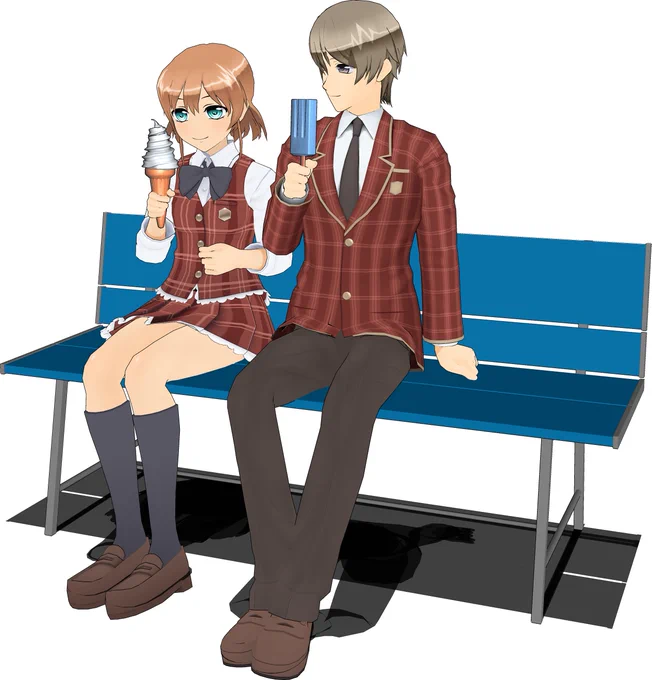 マンガ作業の息抜きにマンガで使える3D素材を作った。 