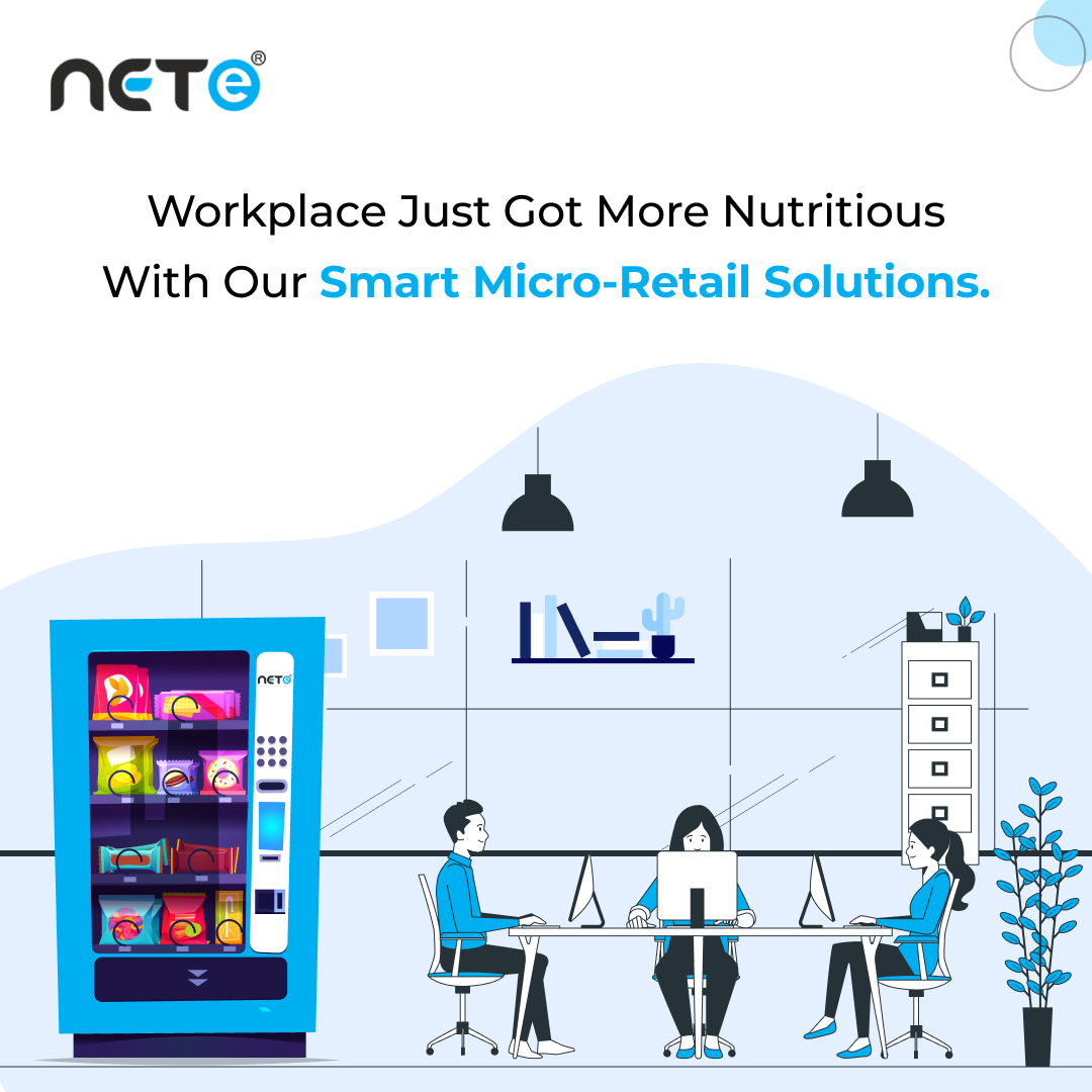 NeteIndia's tweet photo. We are keeping our promise of Contactless Solutions.

From Choosing the product to getting it dispensed, we have made every step contactless and safe so that you can be carefree when it comes to Nourishment.

#NETeSmartRetailSolution #MicroRetailSolution #SmartKiosk #neteindia https://t.co/d3HFG9bBnL