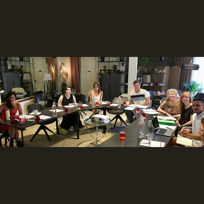 Day 1 morning workshops are in the books! Nonfiction with Chloe Caldwell. Poetry with Sandra Lim. Fiction with Marie-Helene Bertino.

#writingworkshopsparis #literaryparis #writinginparis #paris #writingworkshops