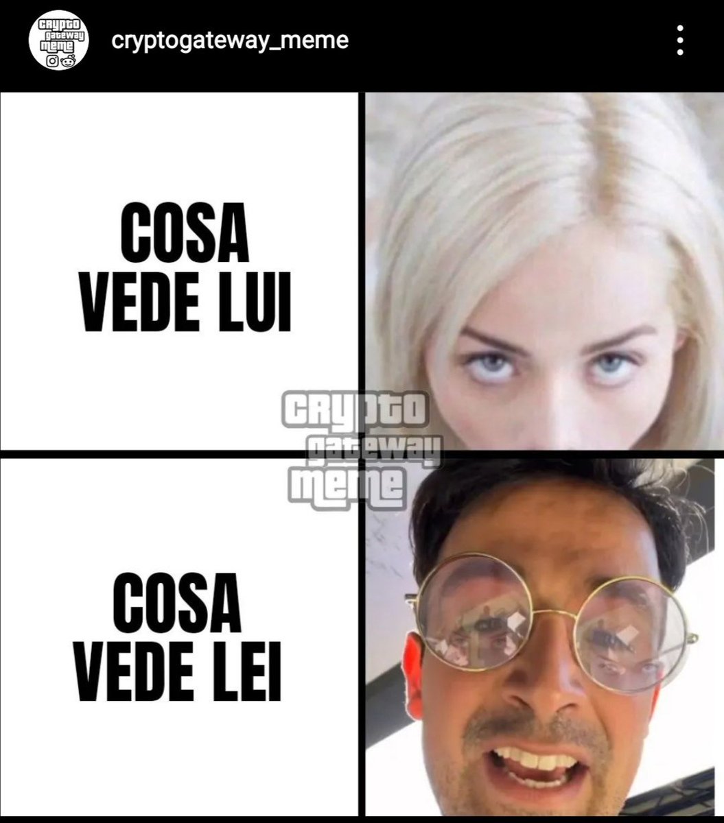 Rinascitas's tweet photo. @crypto_gateway Grazie per i Meme https://t.co/N3sqdLbKGw