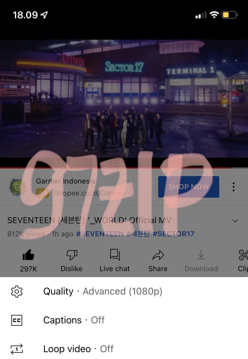 97__zip's tweet photo. @onlyfor_one @pledis_17 thanks buat GA-nya kaak, semoga apapun yg kakak semogakan bisa terwujud yaa ❤️❤️
#세븐틴과_캐럿의_WORLD
#_WORLD_MVRelease 
#SVT_WORLD   
#세븐틴  #SEVENTEEN https://t.co/GWycMN9LwI
