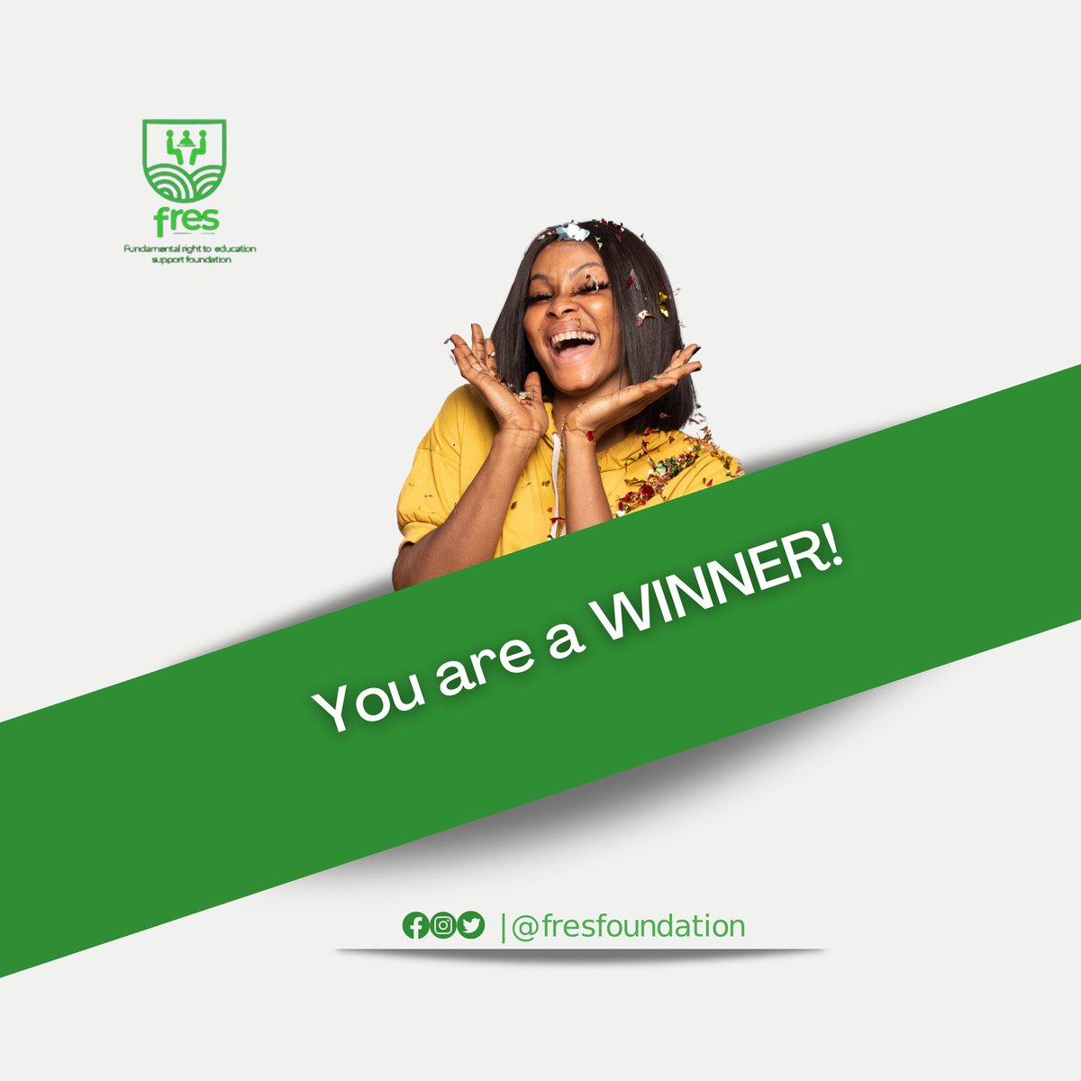 Fresfoundation's tweet photo. Irrespective of the stage you are, pleasant or unpleasant, as you move out this week, move with this mindset, YOU ARE A WINNER.
Happy Monday.
#fresfoundation #mondaymotivation #mondaythoughts #followforfollowback #boostnow #picoftheday adeleke reno https://t.co/nXUZzIK2la
