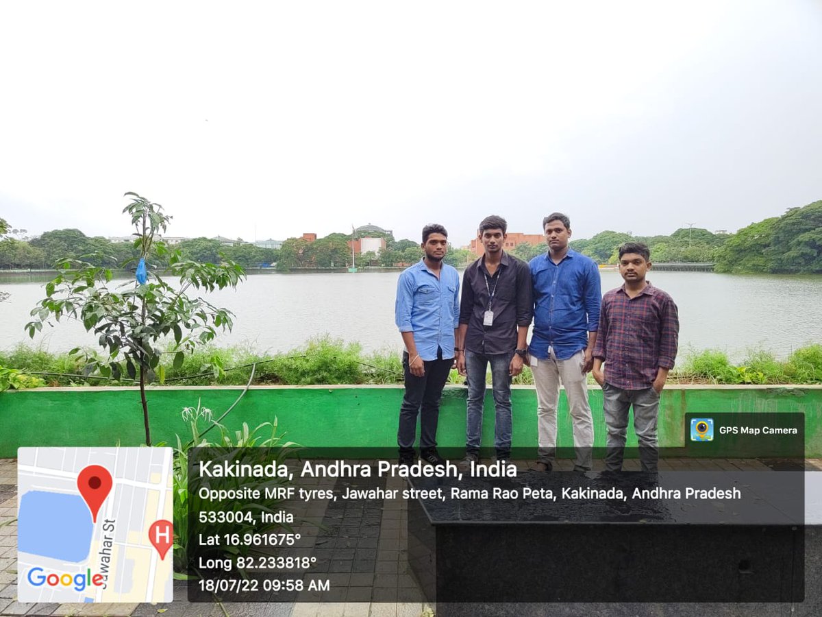 MCSMadan's tweet photo. #MissionAmritSarovar -Jal Darohar Sanrakshan
Day-1 by Bonam Venkata Chalamayya Institute of Technology & Science, Amalapuram,(A.P.)
Water Body- Raja Tank, Kakinada,(A.P.)
Handouts Training on Google Earth & hydrometreological study
@AICTE_INDIA
#MissionAmritSarovar
#MoHUA https://t.co/fSHiWkGiMl