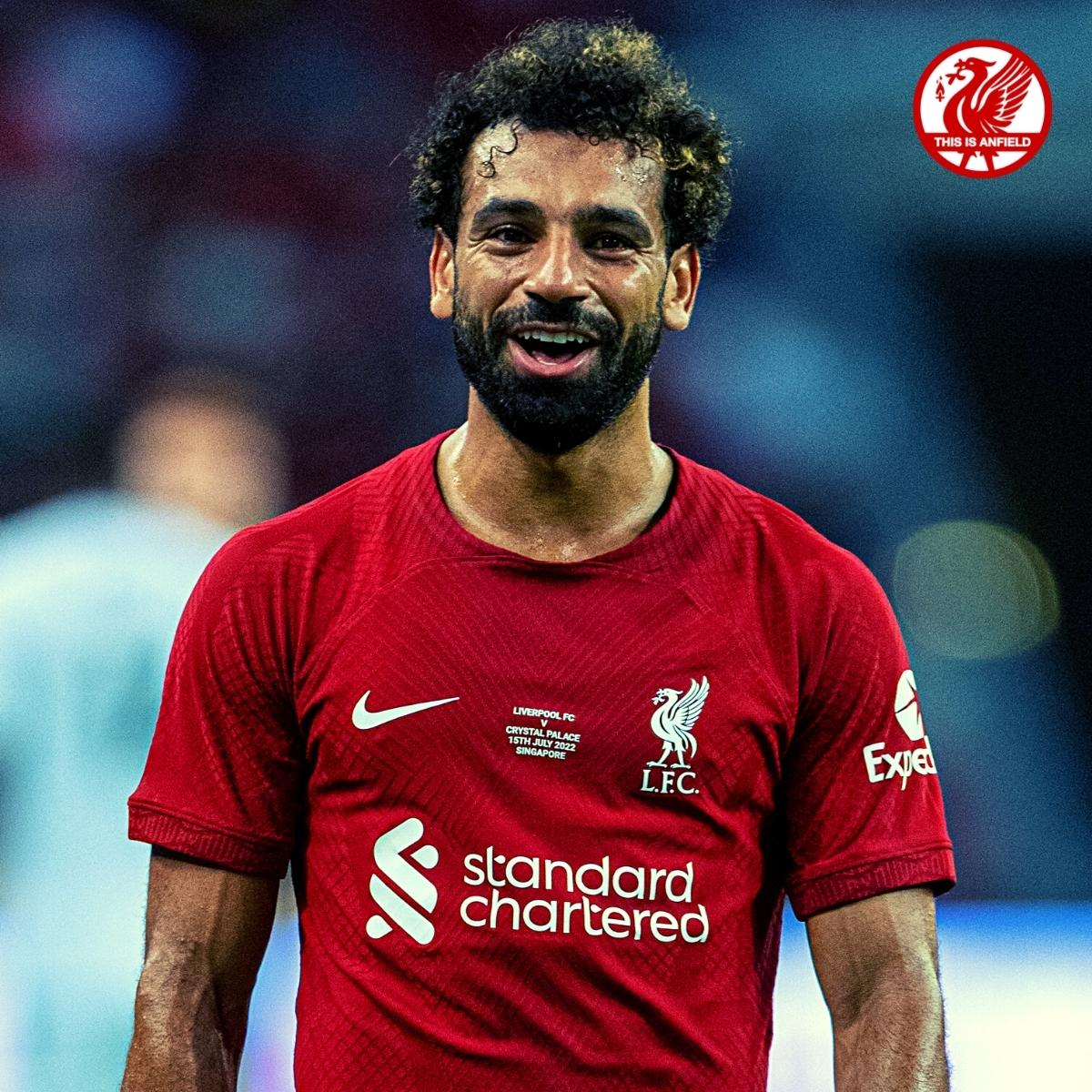 thisisanfield's tweet photo. How many goals will Mo Salah score in 2022/23? 🔥 https://t.co/pDN1dx6KP9