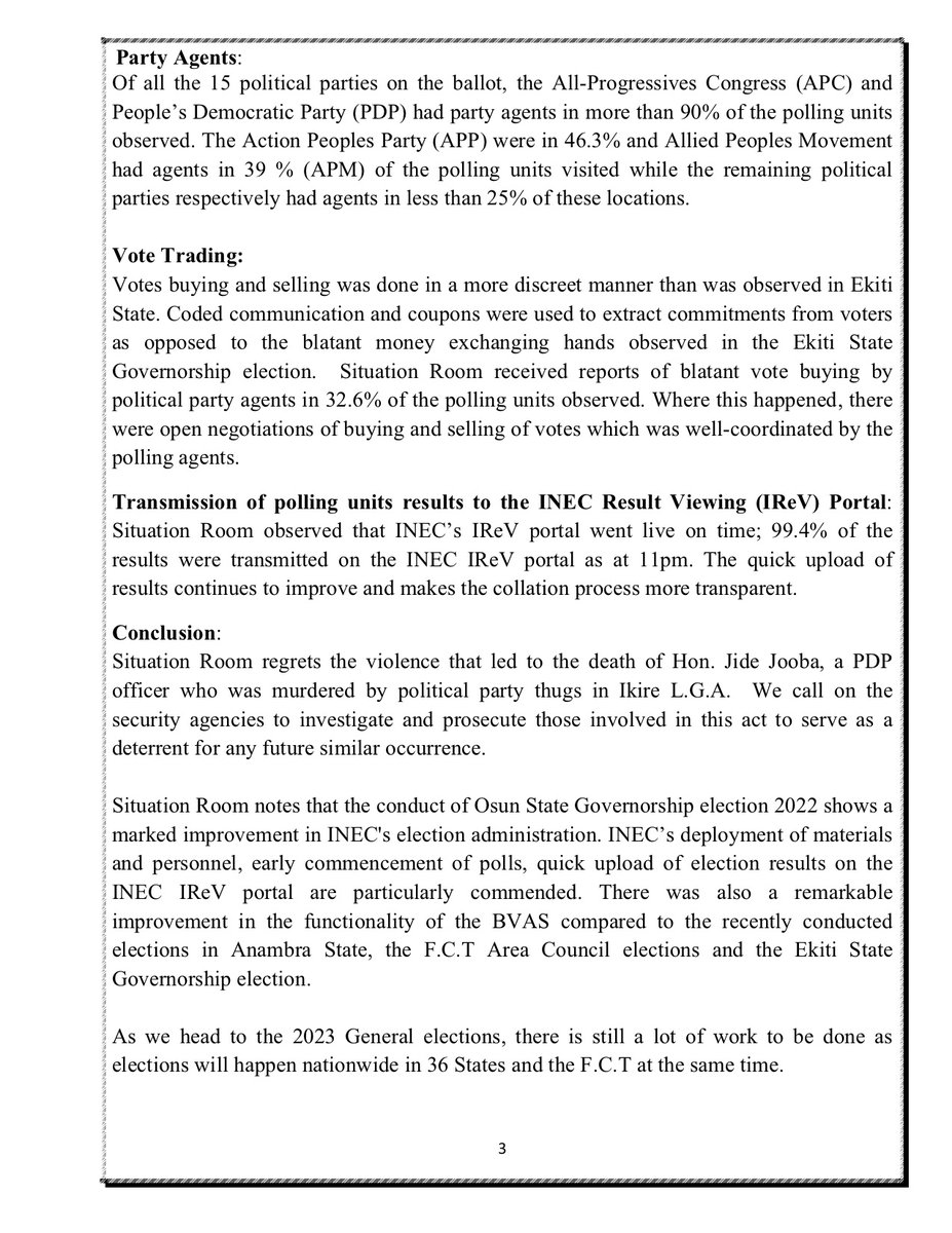 Nigeria Civil Society Situation Room tweet media