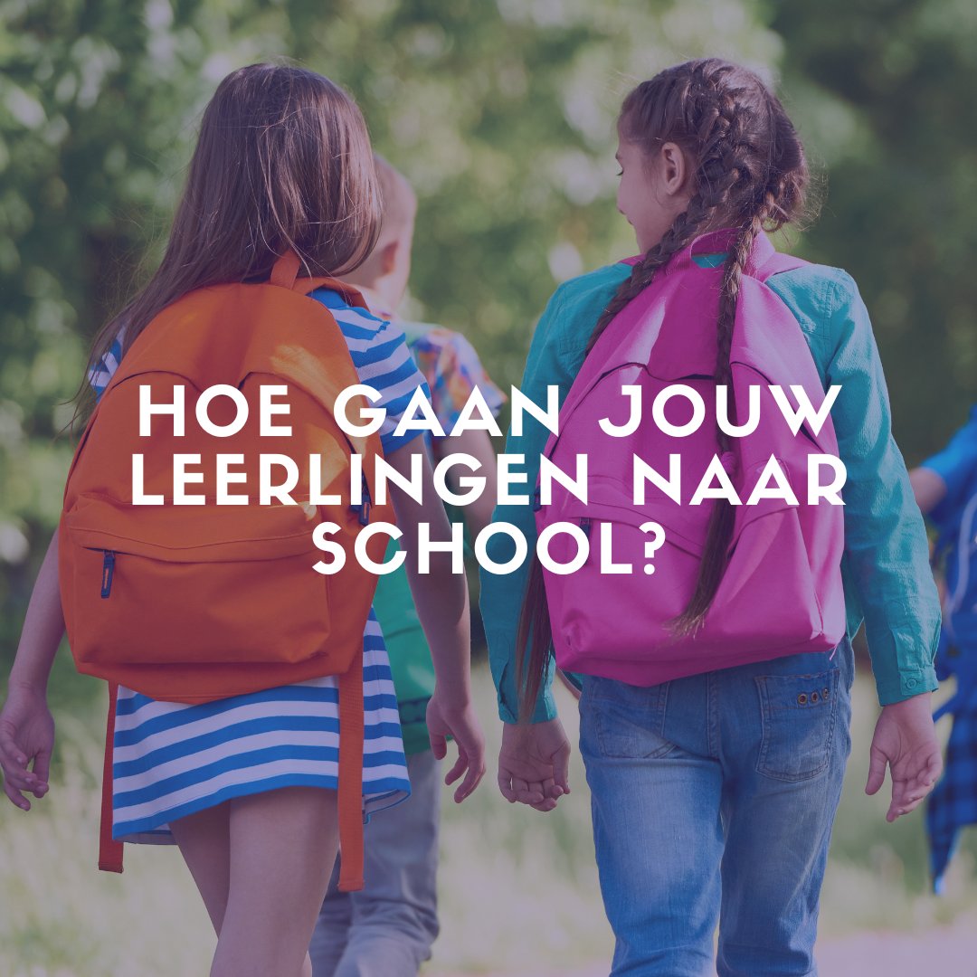 ❗️VRAAG VOOR ALLE LEERKRACHTEN❗️

Hoe gaan jouw leerlingen naar school?
A: 🚌
B: 🚲
C: 🚶🏼‍♀️
D: 🚗

Sta jij open om het bewegen naar en van school te stimuleren? Bekijk hier een interessant artikel waarin mogelijkheden staan beschreven! 👉🏼bit.ly/3yUxCpI