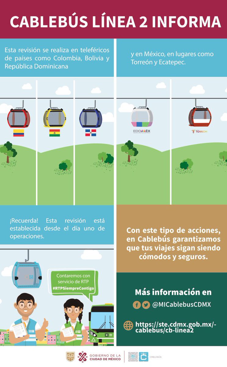 MICablebusCDMX's tweet photo. Recuerda que del 17 al 23 de julio estamos realizando la primera revisión anual de la línea 2, de Santa Marta a Xalpa. 
Contamos con apoyo de autobuses de la @RTP_CiudadDeMex https://t.co/M9doq15MaB