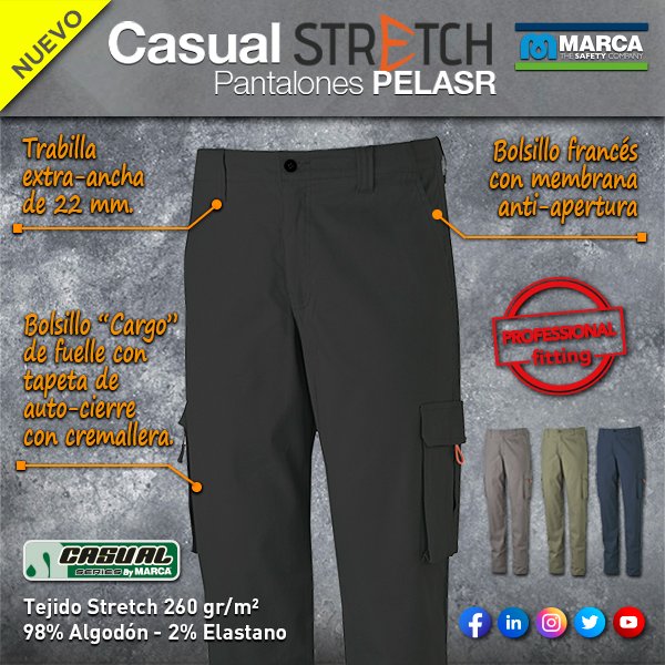 Marca_PL's tweet photo. Pantalón STRETCH muy cómodo y transpirable.

"NOVEDAD" ahora también en color NEGRO.
➡️ https://t.co/LdMgQu7hS5

👖 588-PELASRN .. Negro.
👖 588-PELASRG .. Gris.
👖 588-PELASRA .. Azul marino.
👖 588-PELASRK .. Kaki

#MarcaPL #VestuarioLaboral #Protección #Pantalón https://t.co/kMLqxVmNiu