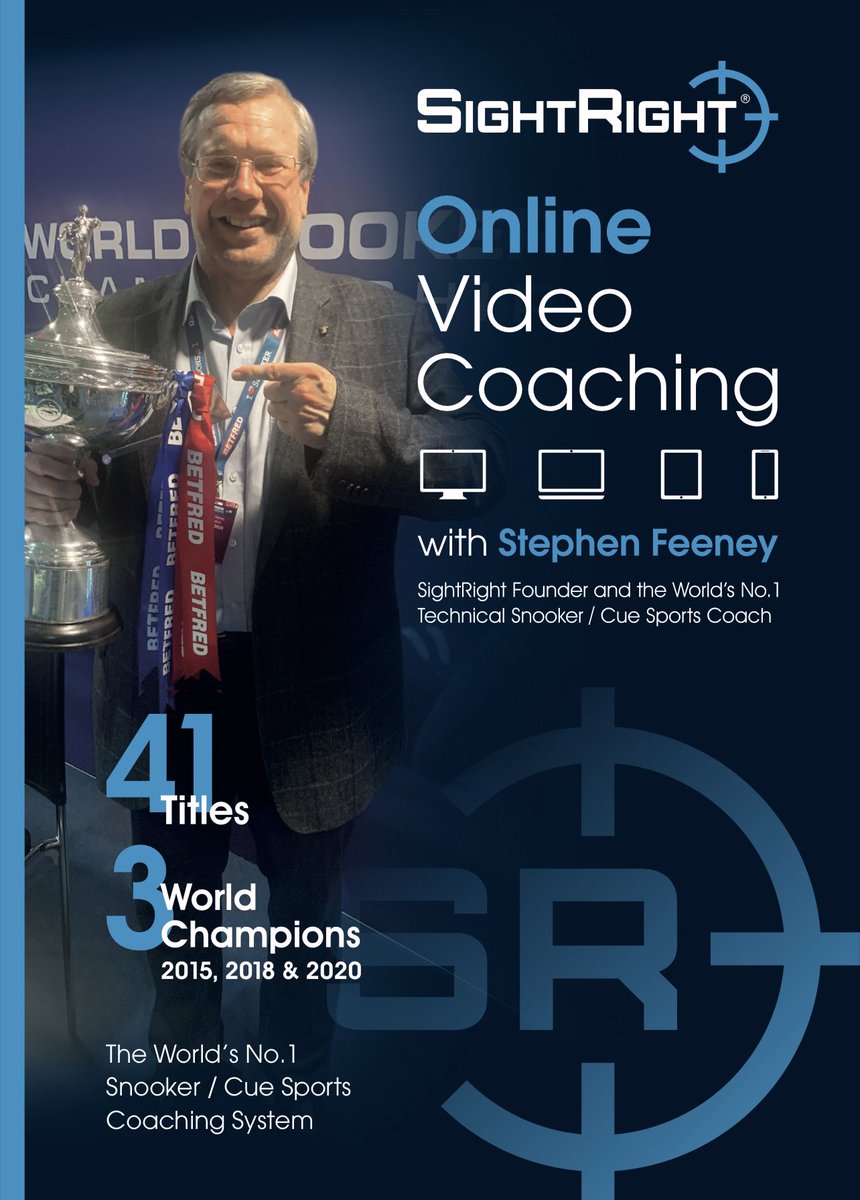 ADVANCE NEWS 📰 SIGHTRIGHT ONLINE VIDEO COACHING | Full launch announcement and details to be published soon. 

▶️ facebook.com/11116690488450…

#sightright #patentedtechnology #provenmethods #online #coaching #snooker #pool #cuesports #leadingtheway