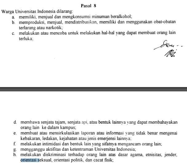ariyasutaa's tweet photo. @faizfajriyan_ @ipb_menfess WKWKWK ini argumen macam apa, justru kita punya aturan yang 180 derajat.
PP No. 75 Tahun 2021 ttg Statuta UI Pasal 3 Huruf B
dan
TAP MWA No. 6 Tahun 2004 ttg Tata Tertib Kehidupan Kampus UI
Yak silahkan dibaca sendiri https://t.co/theHcUsGeE