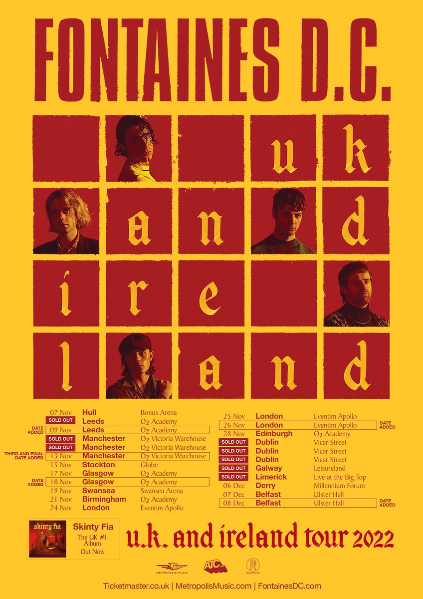 Third and final Manchester date at @VicWarehouse on sale now fontainesdc.com/live